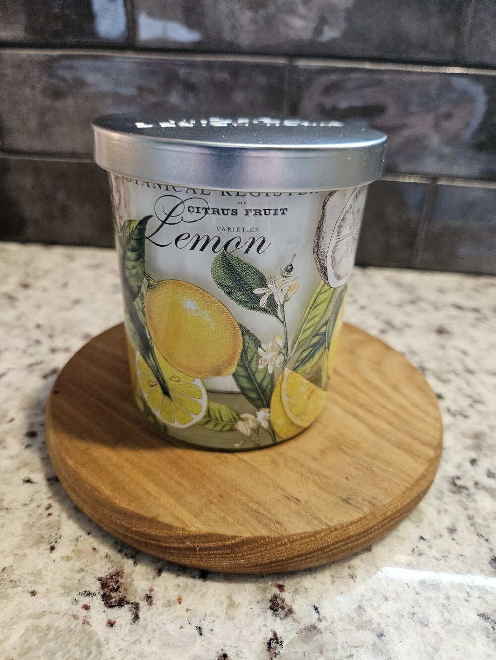 Michel Design Works Lemon Basil Citrus Decorative Candle 7.4 oz New